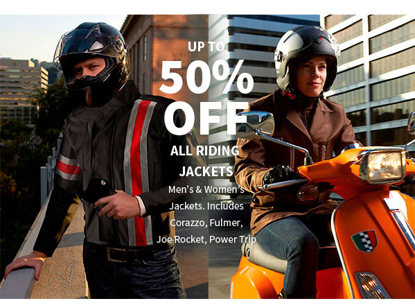 Up To 50% Off Riding Jackets